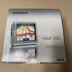 MINTY IN BOX FULLY WORKING GARMIN NUVI 200 TOUCH SCREEN GPS NAVIGATION In OB - Picture 1 of 5