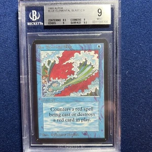 MTG Alpha Blue Elemental Blast BGS 9 (9.5 surface) 1993 - Picture 1 of 2