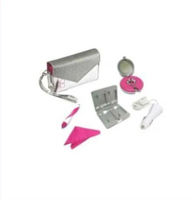 Custodia Nintendo per DS lite Silver Pack serie accessori borsa auricolari panno - Immagine 1 di 4