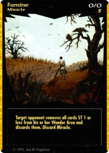 Famine - Base Set - Tempest of the Gods CCG - Picture 1 of 1