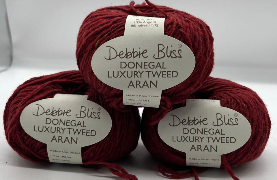 Hilo Cashmerino Debbie Bliss "Rojo" 3 madejas #1183 Foto 1 de 2