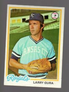 1978 Topps Larry Gura Baseball Card Kansas City Royals
