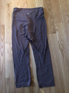 Girls Lululemon Yoga Pants Brown 24" x 18" Size 4 - Picture 1 of 6