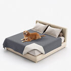 Water Repellent Quilted Bed Cover Sofa Cover Waterproof Pet Anti-Slip Dog Cat US
