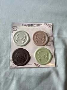 new tcmc the coffee monsterz co wax seals stickers birthday celebration - Picture 1 of 1