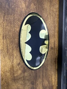 DC Comics Originals Batman Logo 5"x2.8" Gold Foil Sticker - Picture 1 of 1