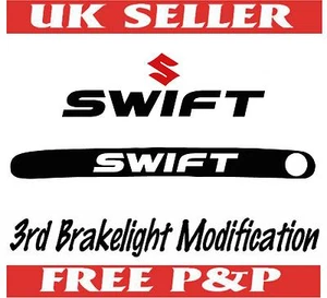 SUZUKI SWIFT 3RD BRAKE LIGHT STICKER MASK CAR VINYL - Picture 1 of 1