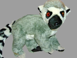Peluche de lémur gris aurora 12" - Imagen 1 de 4