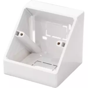Abgewinkelte Oberfläche Backbox Bankbox 45 Grad Winkel Einzelgang Oberflächenbox 45 Grad - Bild 1 von 5