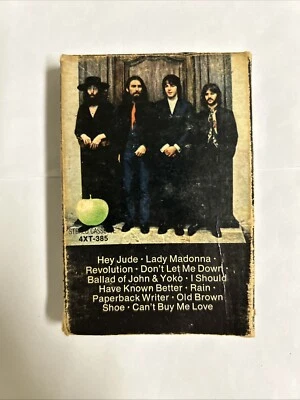 The Beatles - Hey Jude 4XT 385 - RARE Audio Cassette Tape - CARDBOARD SLEEVE - Image 1 of 4