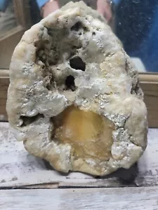 Geode, quartz, ironized Citrine crystals, banding ,rock - Picture 1 of 6