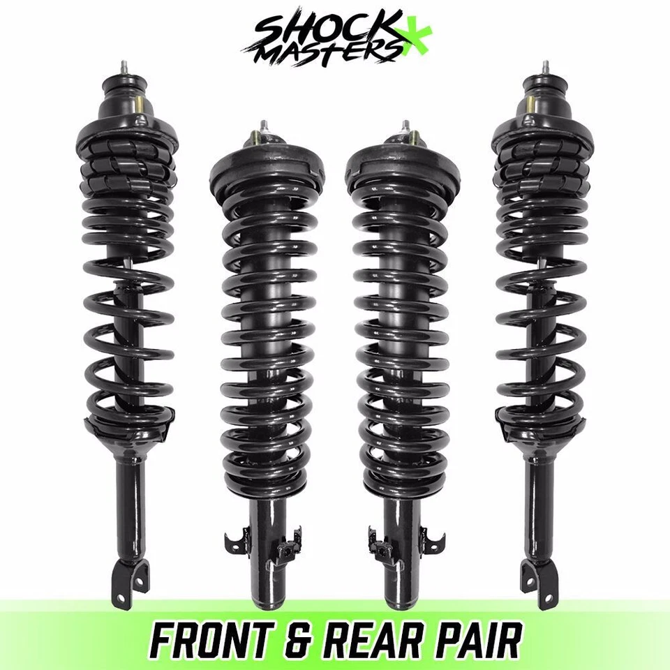 4pc Front Rear Complete Struts Coil Springs for 1997-1999 Acura CL Foto 1 de 4