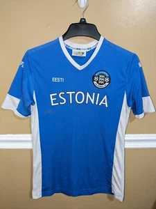 Estonia National Football League Jersey #9 Size Small Supporter Grupp Soccer - Picture 1 of 5
