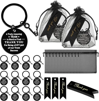 Yinkin 36 Pcs Employee Appreciation Gifts Bulk for Coworkers Keychains Organz... - Image 1 of 4