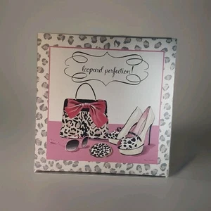 Pintura en lienzo glamurosa de moda leopardo perfección glamour. - Imagen 1 de 6