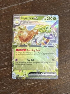 2024 Pokemon PAF EN #006/091 Espathra EX Double Rare Holo Mint - Picture 1 of 3