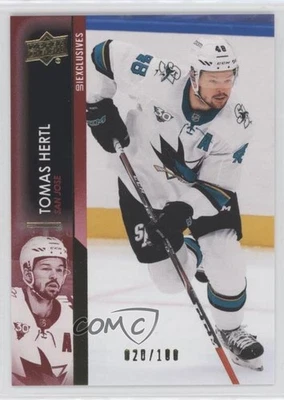 2021-22 Upper Deck Series 1 Exclusives /100 Tomas Hertl #149 - Image 1 of 2