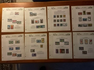New Zealand - 8x 1970 & 1971 Pages - Seven Seas Stamps - Expo, Definitives, etc - Picture 1 of 9