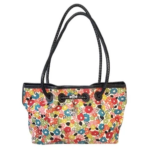 Borsa a tracolla Brighton colorata tela floreale borsa tasche con ciondoli - Foto 1 di 20