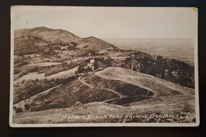 British Camp, Ancient Trenches, Malvern, Worcestershire Vintage Postcard 1949 - Picture 1 of 2