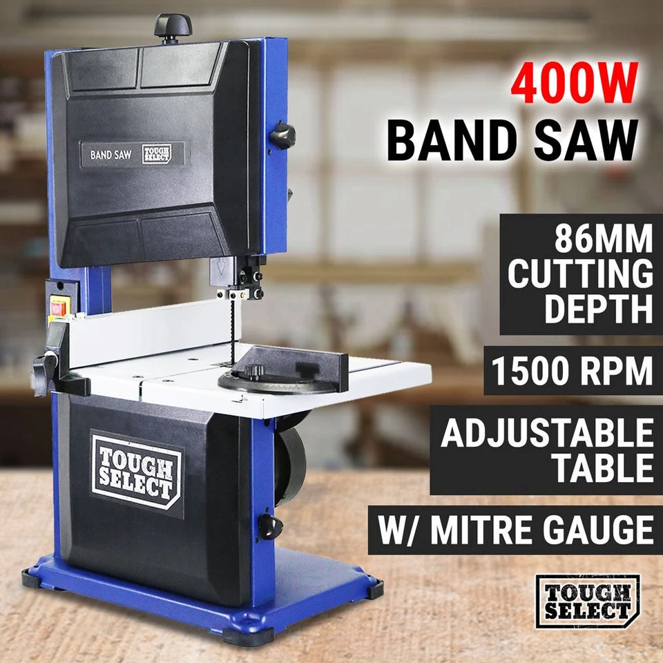 400W Bandsaw Band Saw Wood Benchtop Timber Vertical Machine Woodworking Cutter - image 1 of 4