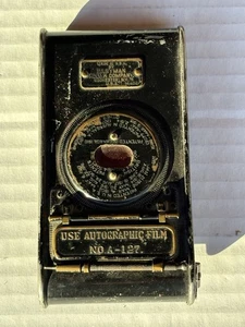 Antica macchina fotografica Eastman Kodak n. Gilet A-127 tasca autografato con custodia non testato - Foto 1 di 9