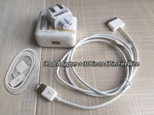 Cavo connettore dock FireWire a 30 pin Apple iPod cavo per A1070 venditore USA - Foto 1 di 10