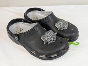 Zoccolo Crocs Outkast Classics Nero Argento - Uomo 10 Donna 12 NUOVO! - Foto 1 di 11