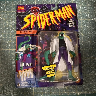  Toy Biz Spider-Man 1994 figura animada de lagarto cola amarre nueva de colección Foto 1 de 4