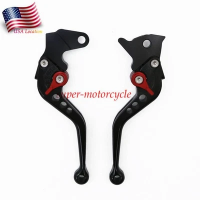 For Yamaha XT600 1984-1986 XT350 1985-1995 A Pair Brake Clutch Levers Short CNC - Image 1 of 4