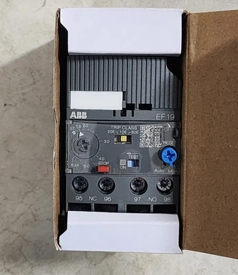 ABB EF19 6.3 Thermal Overload Relay 3.2-6.3A IEC 1SAX121001R1104 NEW IN BOX - Image 1 of 3