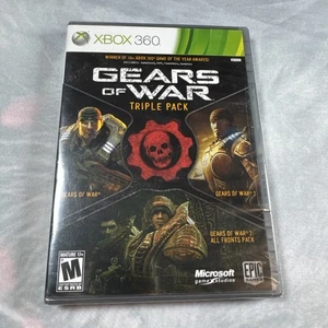 Gears Of War Triple Pack (Microsoft Xbox 360) Factory Sealed New Excellent - Picture 1 of 9