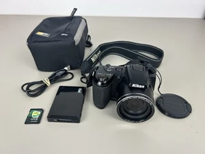 Nikon COOLPIX L310 Digital Camera 14MP 21X Zoom 32GB SD Card Card Reader + Bag - Picture 1 of 18