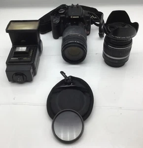 Canon EOS Rebel XTi Digital Camera with 2 lenses 18x55mm & 75x300mm (Untested) - Picture 1 of 16