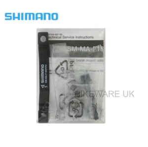 Adaptador genuino Shimano SM-MA-F180P/P2 para rotor de 180 mm (160 mm PM a 180 mm PM) - Imagen 1 de 7