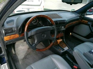 Holzlenkrad Lederlenkrad BMW E32 / E34 / E36 Airbag - Lenkrad Holz Walnuß - Picture 1 of 11