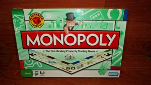 Hasbro Monopoly Board Game Play Faster With Speed Dice 2008 New Sealed - Picture 1 of 2