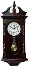 Wall Clocks: Grandfather Wood Wall Clock with Chime. Pendulum Wood Traditiona...