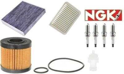 Kit de afinación de bujías NGK filtro de aire de cabina 2010-2017 para Toyota Camry 2,5 L Foto 1 de 4