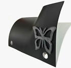 Wavy Butterfly in 3d Black w Blk For Jeep - Cowl Cover - Cute Design