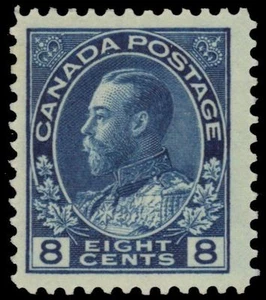 CANADA 115 - King George V "Admiral" Blue 1925 Dry Print (pa74837) $60 - Picture 1 of 1