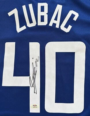 Ivika Zubac Signed Autographed Los Angeles Clippers Nike Jersey PSA/DNA COA - Image 1 of 3