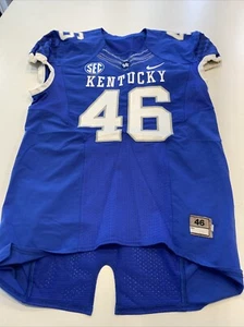 Game Worn Used Kentucky Wildcats Fußball Trikot Nike Größe 46 #46 - Bild 1 von 5
