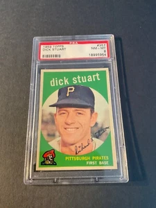1959 Topps Set-Break #357 Dick Stuart PSA 8 NM-MT - Bild 1 von 2