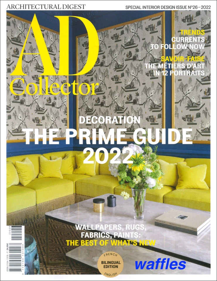 ARCHITECTURAL DIGEST FRANCE * AD COLLECTOR 26 2022 * THE PRIME GUIDE * BRAND NEW - Image 1 of 1