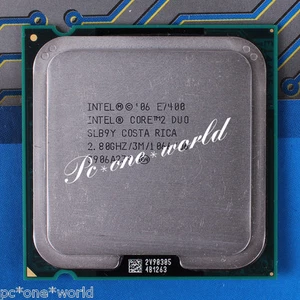 100% OK SLB9Y SLGW3 SLGQ8 Intel Core 2 Duo E7400 2.8 GHz Dual-Core Processor CPU - Picture 1 of 1