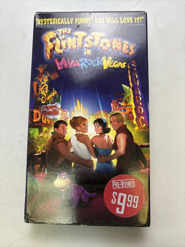 The Flintstones: Viva Rock Vegas, Live-Action Movie (VHS, 2000) - Imagem 1 de 4