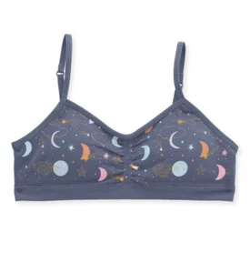 Maidenform Girl Seamfree Ruched Crop Bra, Planets, Medium - Picture 1 of 1
