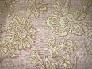 10 YDS VERVAIN MONDEVILLE FLORAL MAUVE DRAPERY UPHOLSTERY FABRIC FOR LESS - Picture 1 of 4
