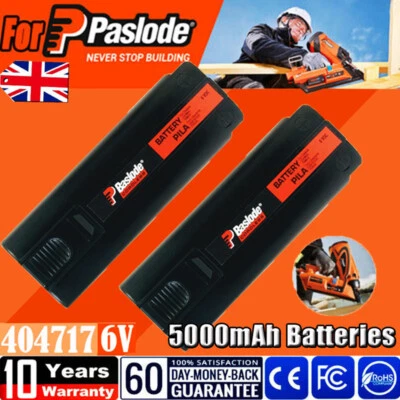 2X 5.0AH For Paslode 6V Nail Gun Battery 404717 IM250 IM350 IM65 900400 900600